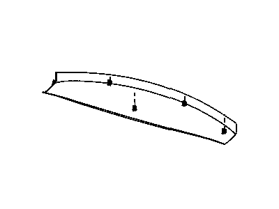 Dodge ZJ29BDAAC PANEL Liftgate Header