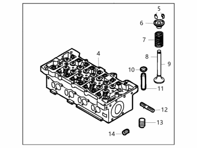 Jeep Compass Cylinder Head - 68275039AA