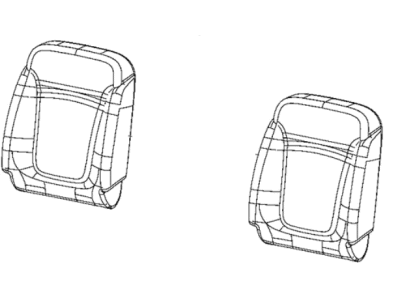 Jeep 6SK10LXHAA Seat Back Cover
