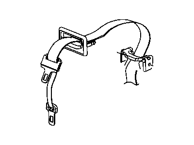 Ram 5KP94XDVAD SEAT BELT Front Center