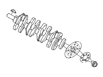 Dodge Caliber Crankshaft - 4884742AB