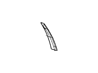 Chrysler 4894434AC APPLIQUE B Pillar Rear Door