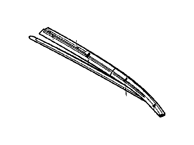 Chrysler UD16RXFAG APPLIQUE Roof Panel Front