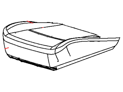 Ram 5LC62GTVAA COVER Front Seat Cushion