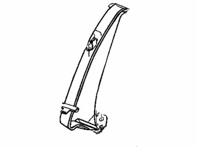 Jeep 5HK441D1AC SEAT BELT RR CNTR SHOULDER