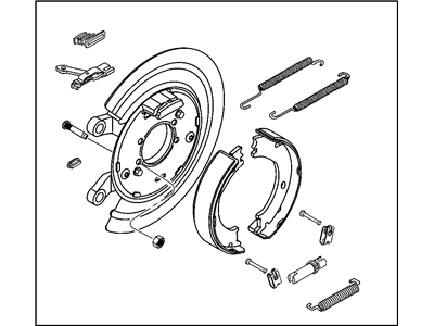 Ram 52013848AB ADAPTER ASSEMBLY Parking Brake