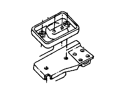 Jeep 52002337 BRACKET ASSEMBLY, Transmission Support 2WD