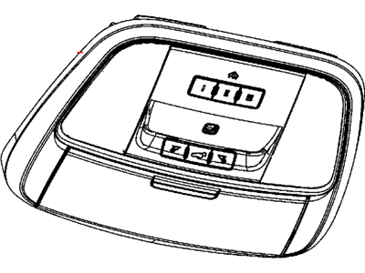 Dodge 1UC591DAAA CONSOLE Overhead