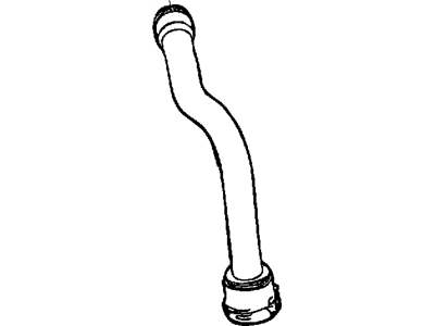 Dodge 68100280AA HOSE AND TUBE Engine Coolant to Oil Cooler Outlet