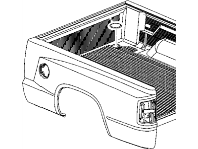Ram 55362785AA PLUG Body Bedliner, Plastic