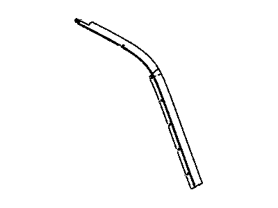 Jeep 55360688AB MOLDING A PILLAR
