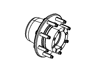 Mopar 68049110AA Stud, Rear