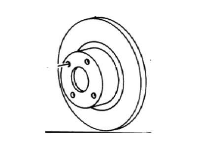 1993 Dodge Dakota Brake Disc - 4313483