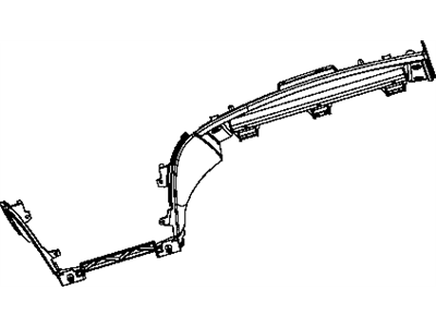 Chrysler YS831DAAB PANEL Instrument Lower