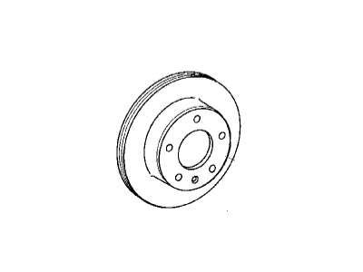 2004 Dodge Sprinter 3500 Brake Disc - V5013602AA