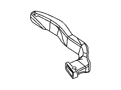 Mopar 5114281AA Lower Air Duct, Driver Side