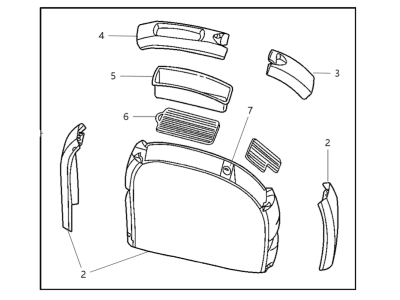 Dodge 82207393 CONSOLE Center