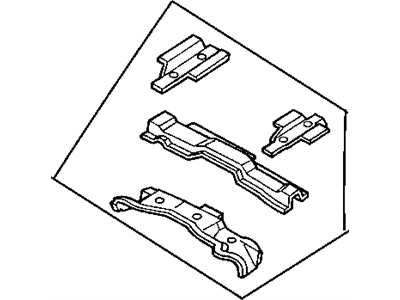 Dodge 4580064AC CROSSMEMBER Steering Gear