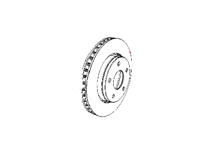 Dodge 52109938AB ROTOR Brake Front