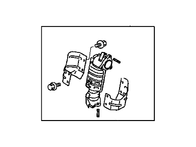 Chrysler Sebring Catalytic Converter - MR464479
