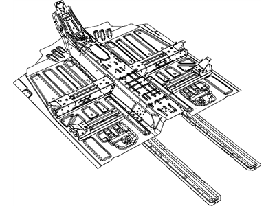 Mopar 68082294AA Reinforcement Floor Pan