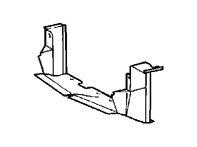 Chrysler 5135356AA DUCT Radiator Air