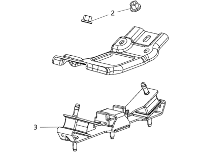 Ram 3500 Transmission Mount - 68090653AC