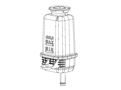 Jeep Wrangler Power Steering Reservoir - 68386945AA