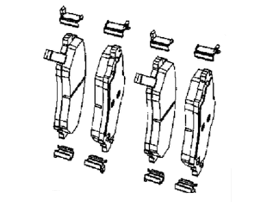 2014 Jeep Cherokee Brake Pad - 2AMV3327AA