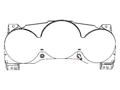 Dodge 56046511AH CLUSTER Instrument Panel