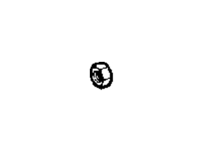 Jeep J4006681 NUT AND CONED WASHER Hex .375-24