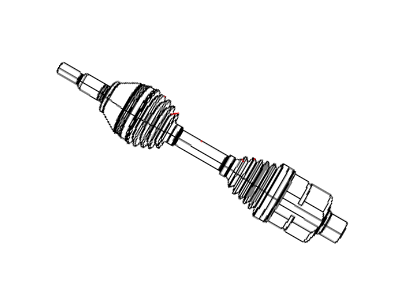 Mopar 5072389AB Shaft Axle Half