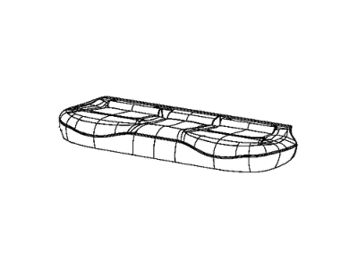 Mopar 6AM06LXHAA Cover Rear Seat Cushion