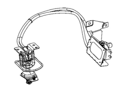 Ram 68286776AB WINCH Spare Tire Carrier