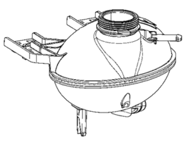 Jeep Compass Coolant Reservoir - 68366430AA