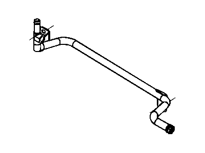 Ram 68048997AA TUBE Heater Core