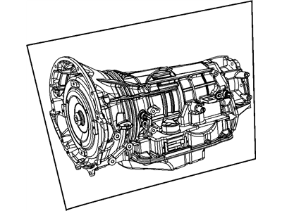Jeep 68009685AA TRANSMISSION PACKAGE With Torque Converter