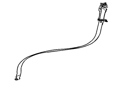 Chrysler 5093282AC BUTTON BELT WEBBING