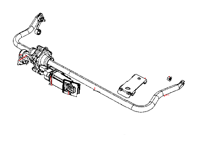Jeep Sway Bar Kit - 52060300AD
