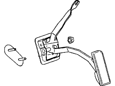 Dodge 4669789 PEDAL Accelerator