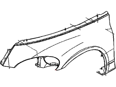 Chrysler Fender - 5015484AD