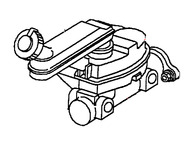 Dodge 4683264 MASTER CYLINDER Brake Assembly