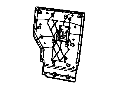 Jeep 68033996AA PANEL Rear Seat Back 40% 40% Seat Back Panel