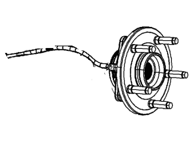 Ram Wheel Hub - 2AMVH245AA