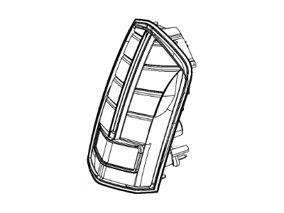 Chrysler Back Up Light - 68154603AA