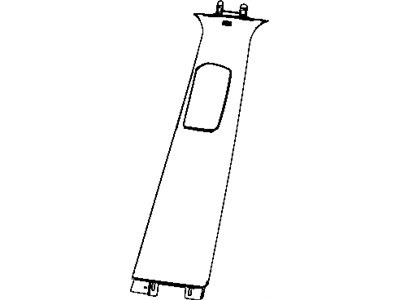 Dodge 1GP92DX9AH PANEL B Pillar Upper Trim