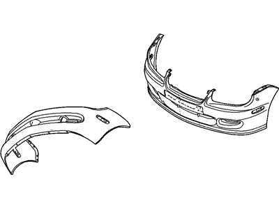 2004 Dodge Neon Bumper - 5080884AA