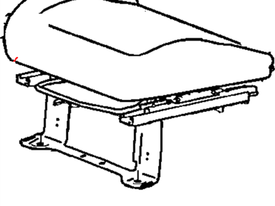 Chrysler 1BL121DVAA COVER Front Seat Cushion