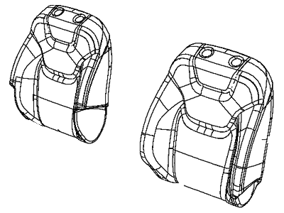 Jeep 6CV58DX9AB COVER Front Seat Back