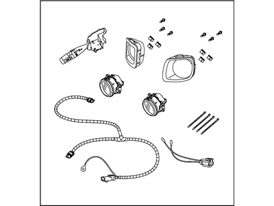 Mopar 82209997 Light Kit Fog